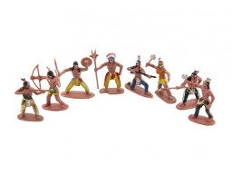 Figurky indiáni s mapou plast 6cm